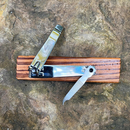 Charleston Nail Clippers - Zebra Wood