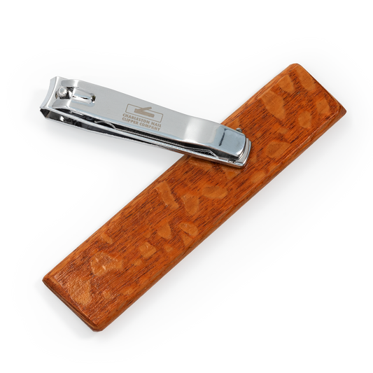 Charleston Nail Clippers - Leopard Wood