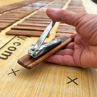 Charleston Nail Clippers - Zebra Wood