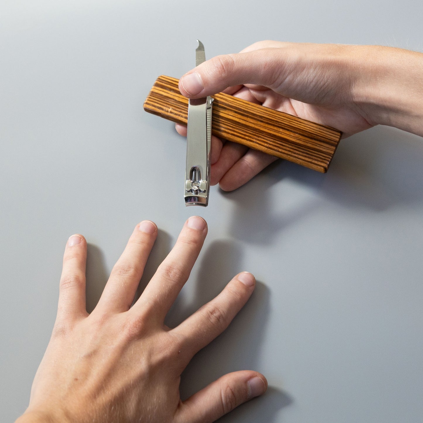 Charleston Nail Clippers - Zebra Wood